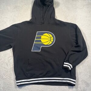 UNK NBA Indiana Pacers Hoodie Pullover Sweatshirt Oversized Baggy Women's‎ Large